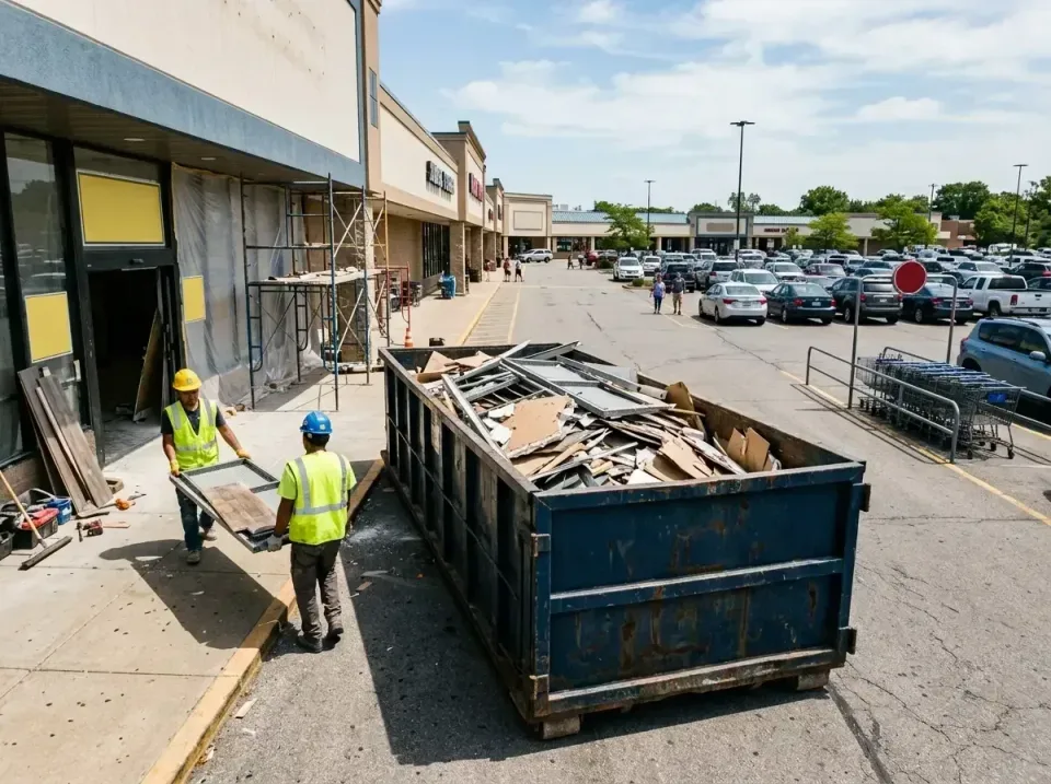 retail-store-renovation-debris-003 — frequently asked questions, Roll-off Dumpster Rentals in Terre du Lac, MO